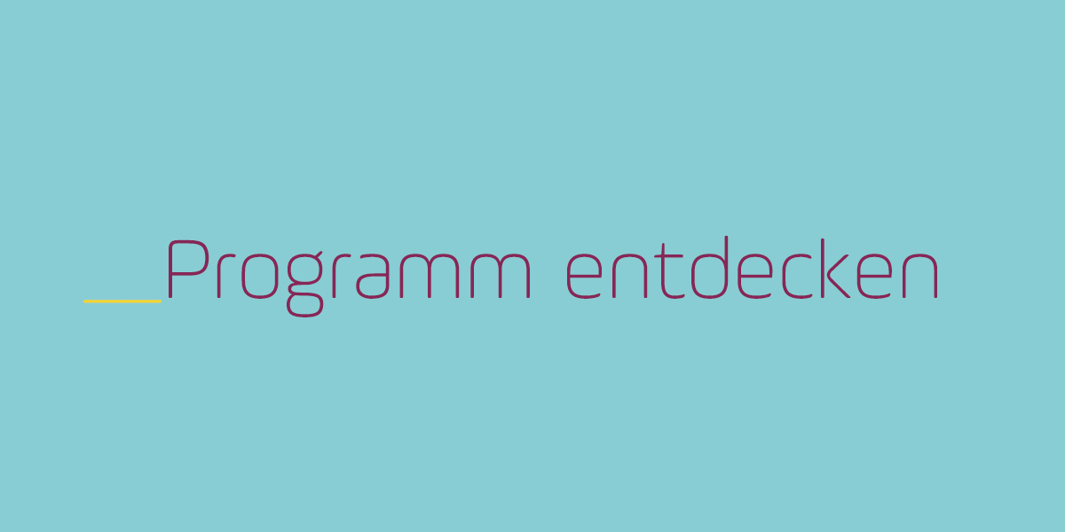 Programm entdecken