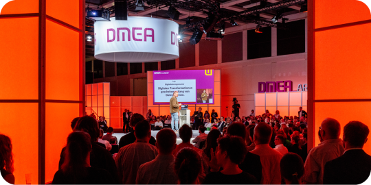 Pitch eines Startups in der Box