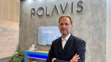 The image shows the CEO of POLAVIS, Dr Manuel Iserloh.