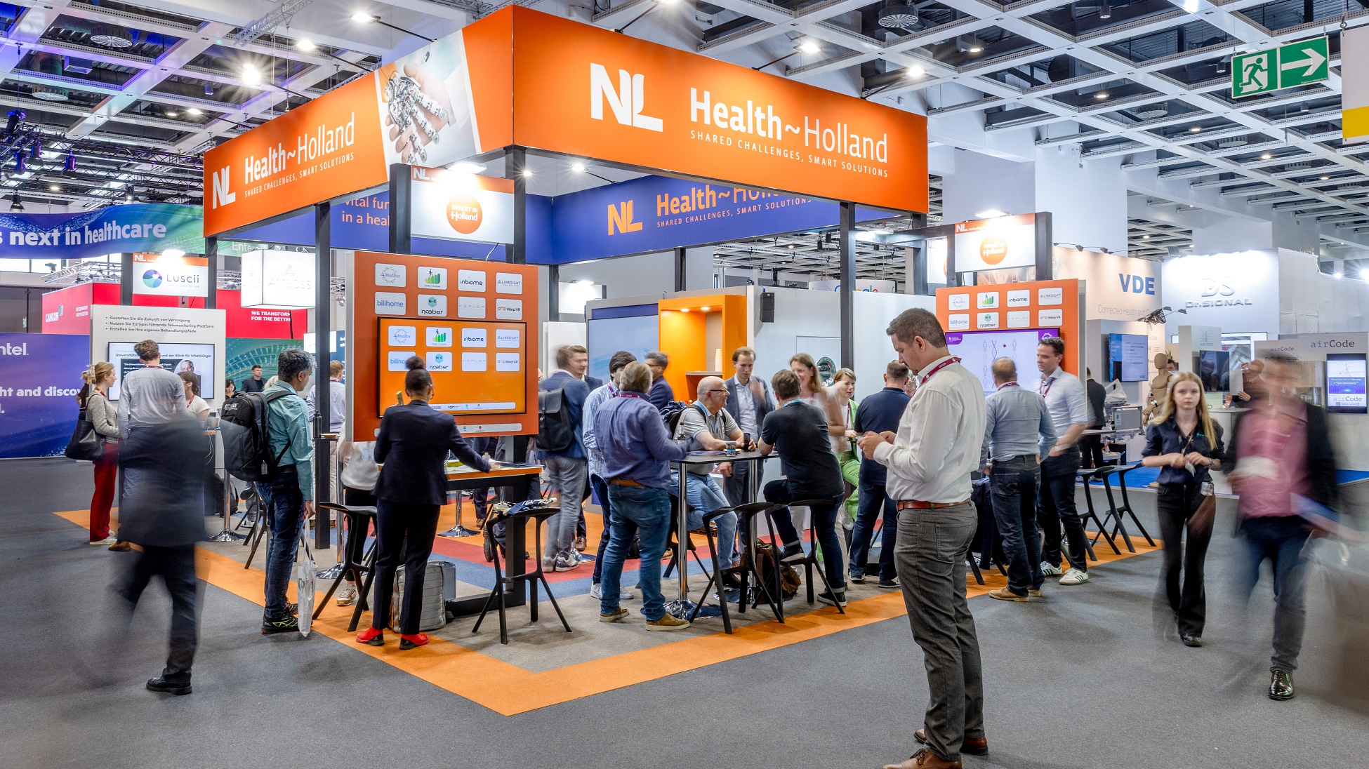 Messestand der Niederlande auf der DMEA 2024 Messestand der Niederlande auf der DMEA 2024